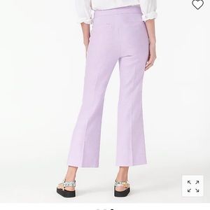 JCrew Hayden Kickout Crop Linen sz 4P